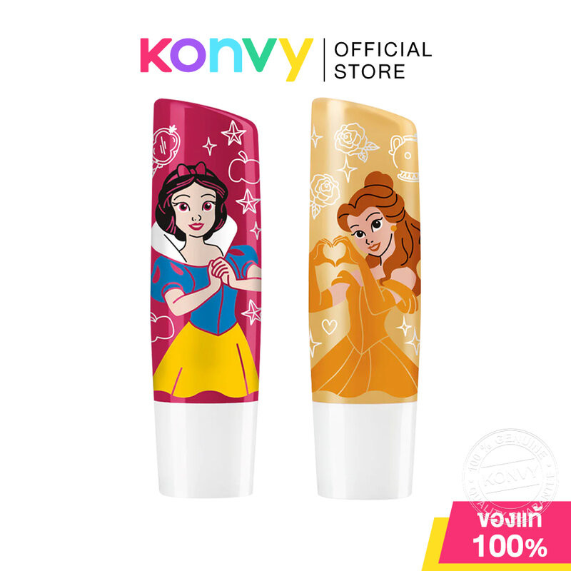 NIVEA Lip Balm ลิปบาล์มลายเจ้าหญิงดิสนีย์ลิมิเต็ดอิดิชัน 4.8g (Candy Apple Dream/Vanilla Cupcake)