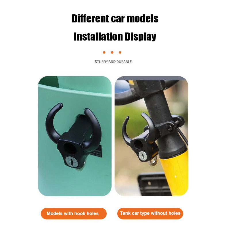 carboss ตะขอแขวนหมวกกันน็อค ตะขอคู่ ไม่สนิม ไม่ซีด ใช้สำหรับเกี่ยวสิ่งของต่างๆ - รูปที่ 5