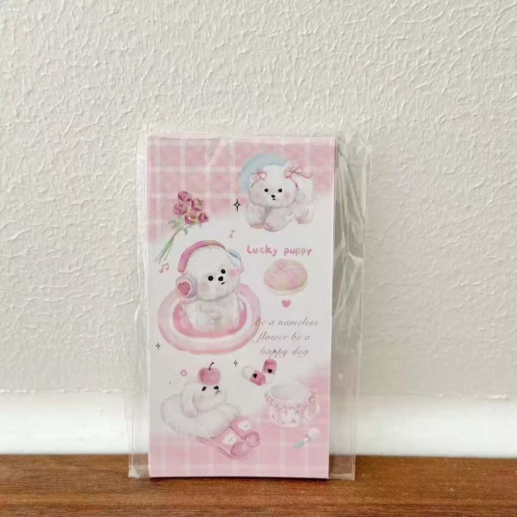 คูคา♥[30แผ่น] สินค้าใหม่น่ารักน่ารักสัตว์เลี้ยงการ์ตูนปิดผนึกสติกเกอร์สติกเกอร์ตั๋วขนาดเล็กการ์ตูนสาวหัวใจคู่มือวัสดุสติกเกอร์บัตรห่อของขวัญสติก - รูปที่ 5