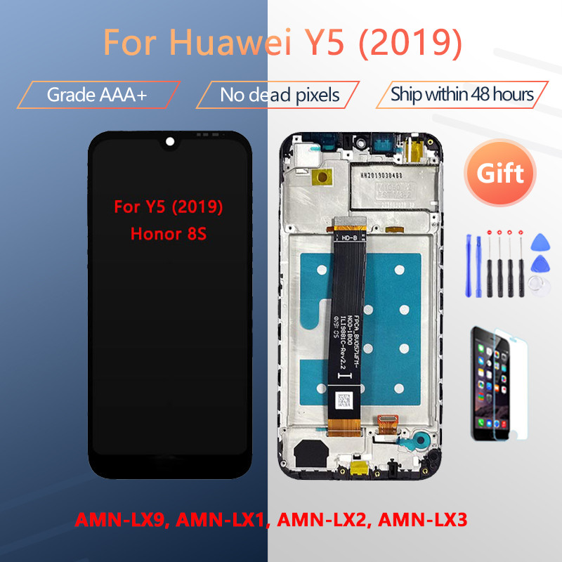 สําหรับ Huawei Y5 2019 AMN-LX9 LX1 LX2 LX3 LCD Honor 8S KSE-LX9 KSA-LX9 LX2 หน้าจอ LCD assembly ด้าน