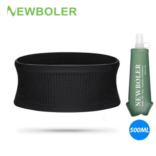 เข็มขัดสำหรับวิ่งกลางแจ้งพร้อมกระเป๋าคาดเอวและขวดน้ำ ออกแบบม…