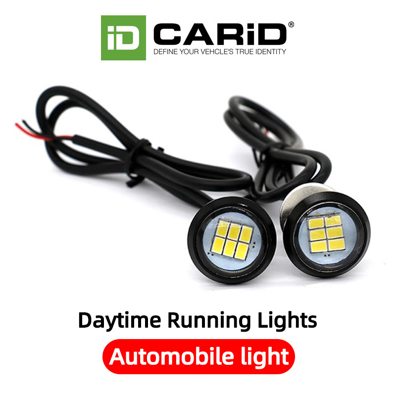 CARiD ไฟวิ่งกลางวันแบบ LED รูปตาอินทรีสำหรับมอเตอร์ไซค์, ไฟตัดหมอก, อุปกรณ์เสริมสำหรับมอเตอร์ไซค์, ไ