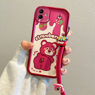เคส Samsung A07 A06 A05 A04 เคสโทรศัพท์ซิลิโคนอ่อนนุ่มลายการ์ตูนที่เรียบง่ายและน่ารัก YX