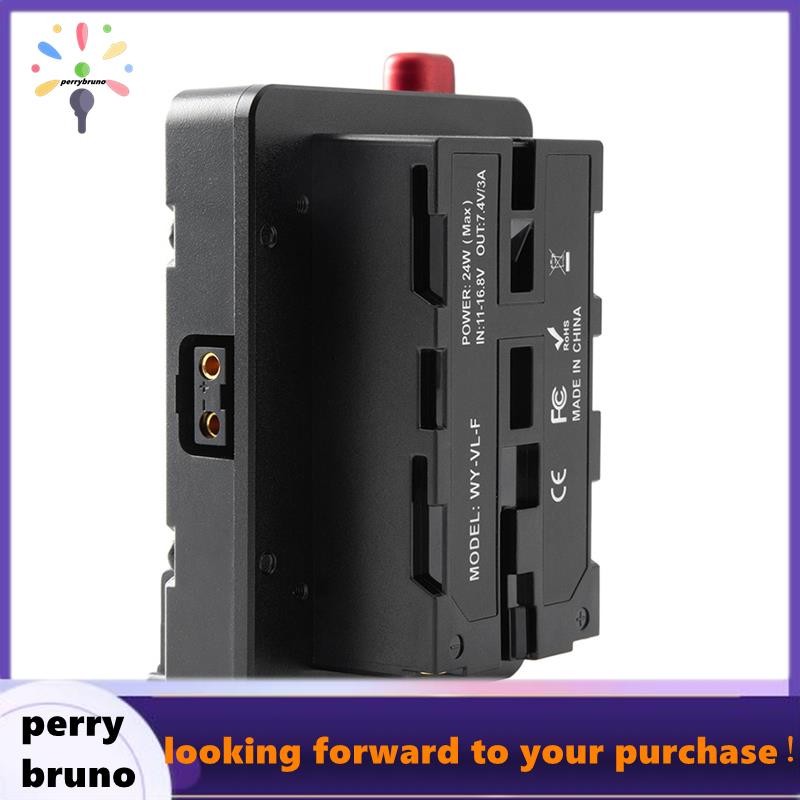 Power Adapter Mount Plate สําหรับ Mini Nano V/V Mount แบตเตอรี่ NP-F NP-F960 NP-F970,D-Tap สําหรับกล