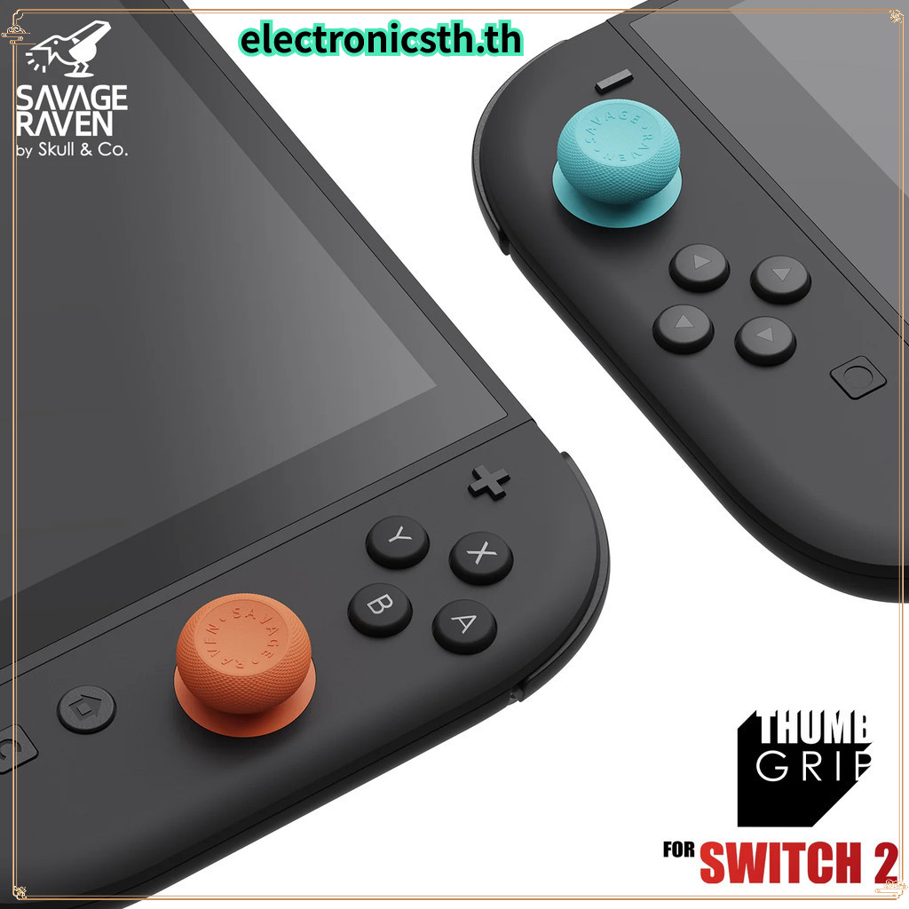 Savage Raven โดย Skull & Co.Nintendofor Switch2 สําหรับ Joy-Con Rocker Capskull Fog Crowfor NS2 Generation หัวเห็ด