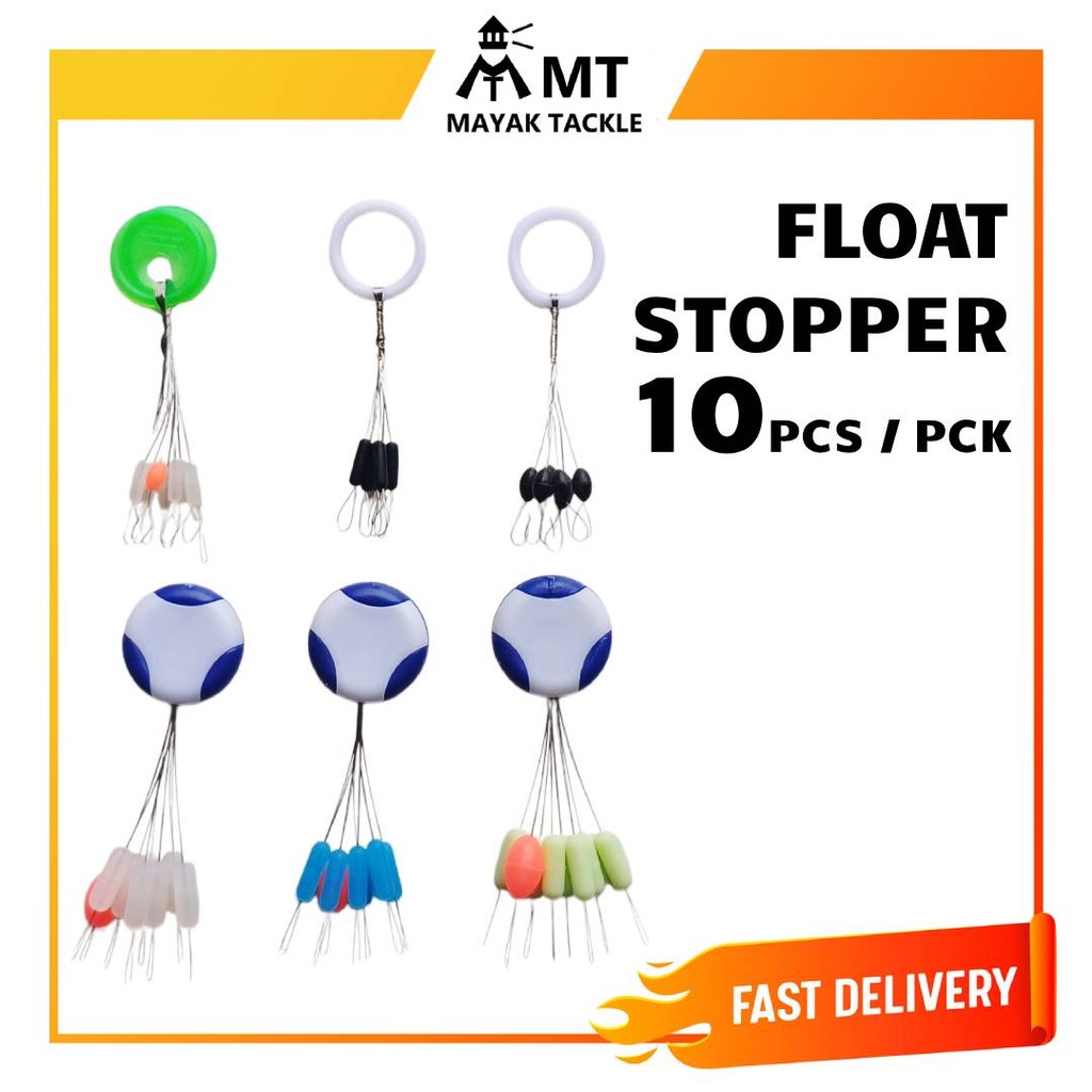FLOAT STOPPER ตกปลา STOPPER 10 ชิ้น / PCK
