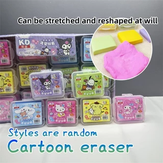 ของมาใหม่！5ชิ้น ยางลบ sanrio คุโรมิ ยางลบดินสอ ปากกา ยางลบนุ่ม สําหรับงานศิลปะ เครื่องเขียน