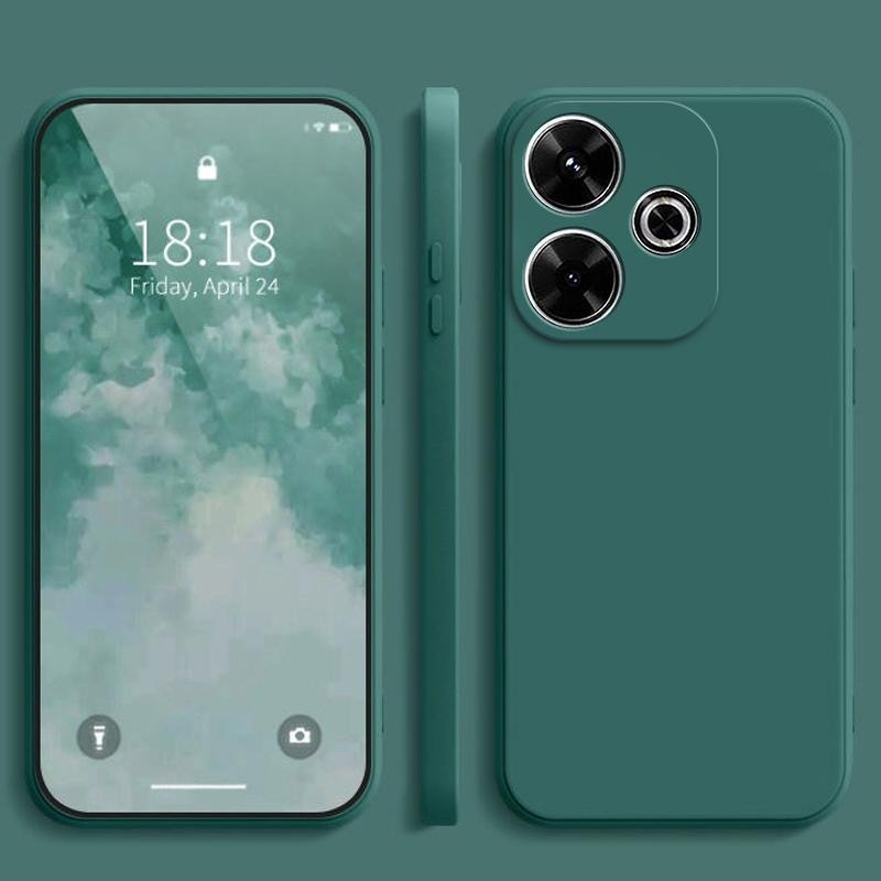 เคส Redmi 13X/13/13C/12C/12/10C/10A/10/9/9A/9C/9T/Redmi 14C SimpleสีธรรมดาAnti DROPซิลิโคนป้องกันกรณีYT - รูปที่ 4