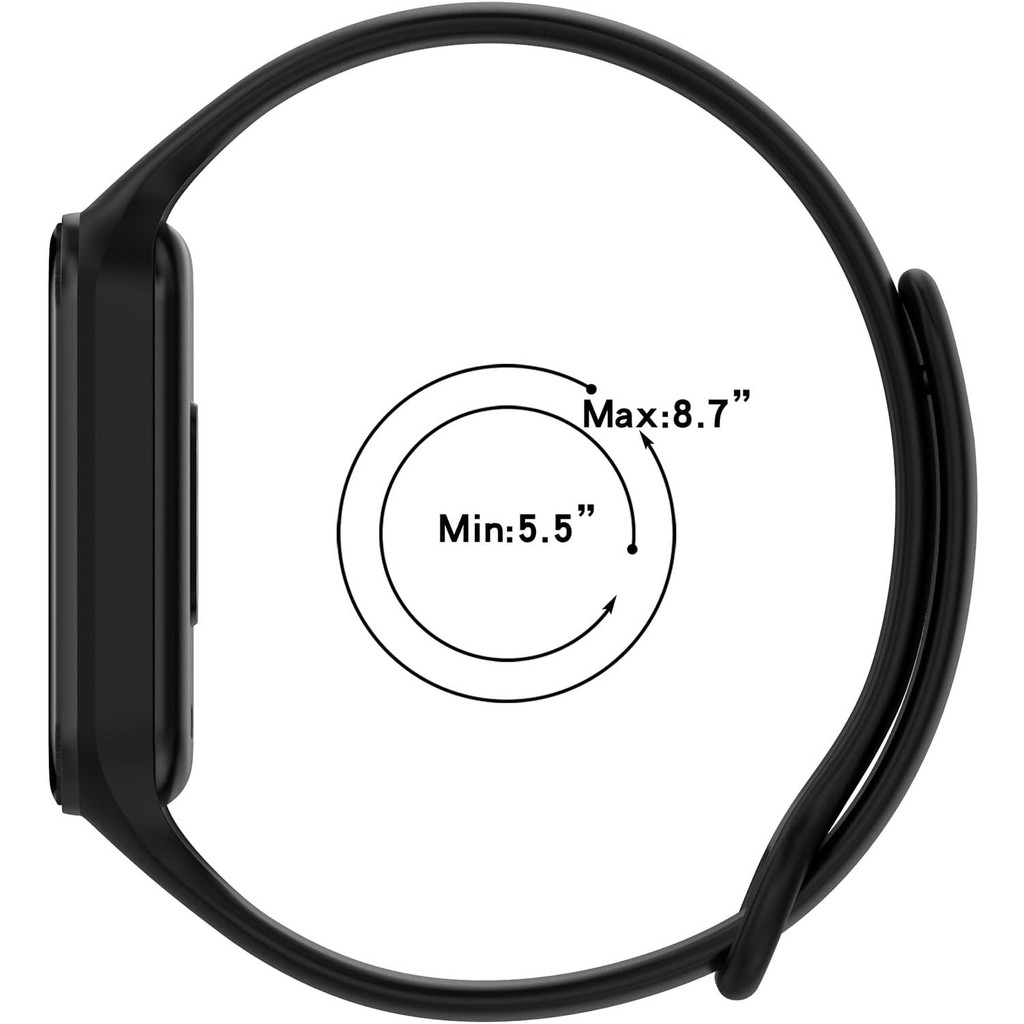 FitTurn Smartwatch Band [6 แพ็ค]– เข้ากันได้กับ Xiaomi Mi Redmi Smart Band 2 Fitness Tracker (ไม่รวม