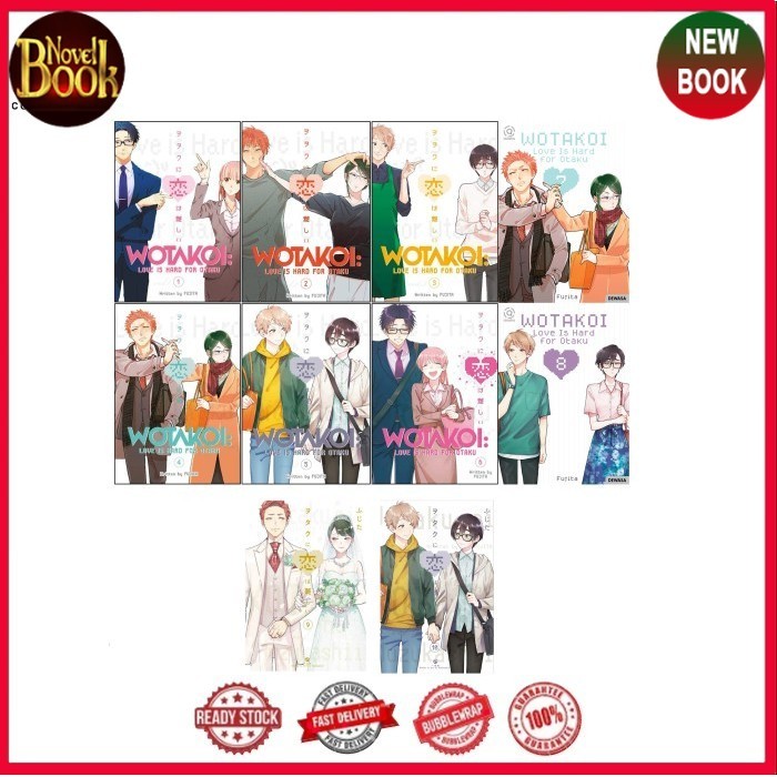 Manga Wotakoi: Love is Hard for Otaku (6 เล่ม) ENGLISH - TokoNovelBook