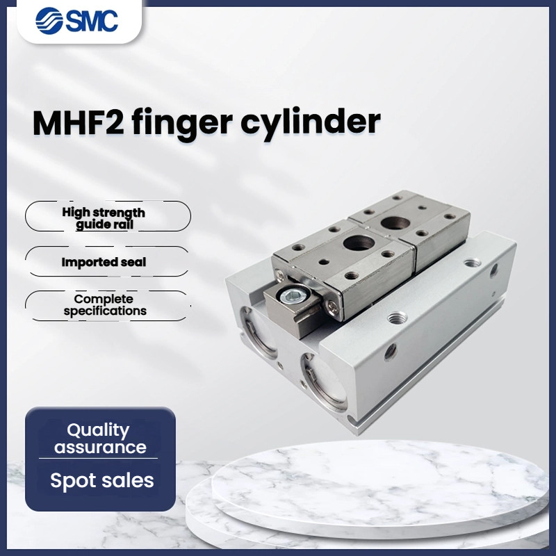 SMC กระบอกนิ้วสไลด์ MHF2-12D1-12D2-16DR-20D1-8D MHF2-16D แบบขนานบาง