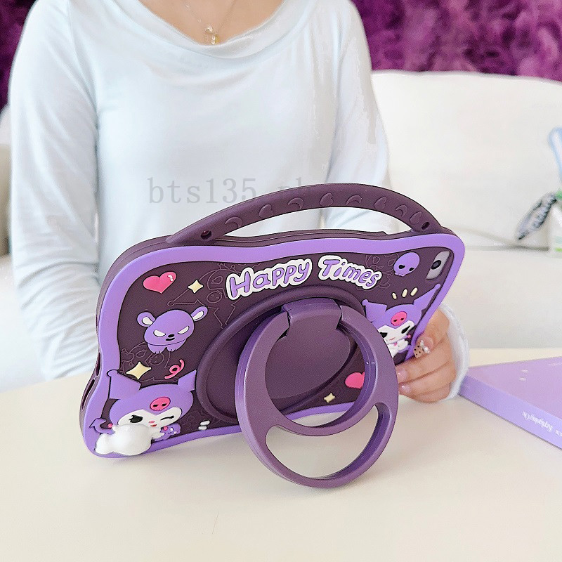 เชือกคล้องซิลิโคนน่ารักสําหรับแท็บเล็ตเด็ก เคสสําหรับ iPad Mini 7 Mini6 8.3 Mini1 Mini2 Mini3 Mini4 