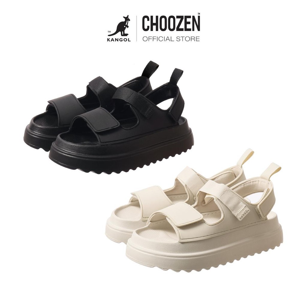 Kangol Slip-on Sandals รองเท้าแตะรัดส้น แบบสวม เสริมส้นแพลตฟอร์ม สวมใส่สบาย ผู้หญิง 65223636