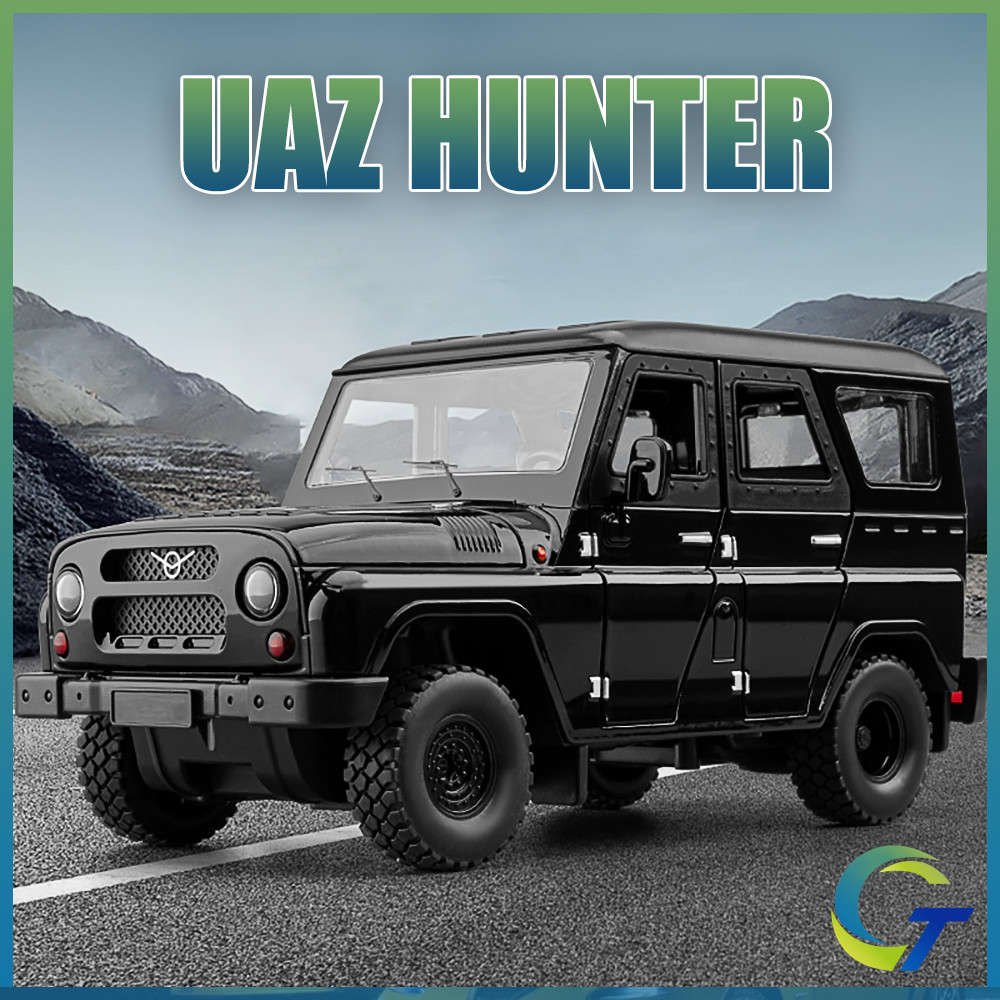 1:18 UAZ Hunter Diecast ของเล่นรถรุ่นรถยนต์ของเล่นคอลเลกชันของขวัญสําหรับเด็ก