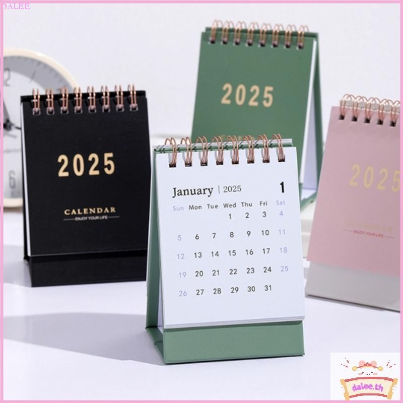 DALE Calendar 2024-2025 ปฏิทิน 18 เดือนปฏิทินจากเดือนกรกฎาคม 2024-December 2025 Twin-Coil Binding ปฏ