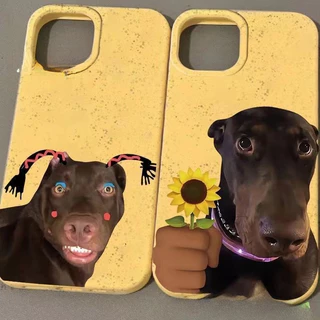 เคสโทรศัพท์มือถือ ForiPhone16 15 14 13 12 11Pro Max X XS XR7 8 14 Plus รูปแบบสุนัขตลก วัสดุ TPU สุนัขตลกประหลาดและน่ารัก