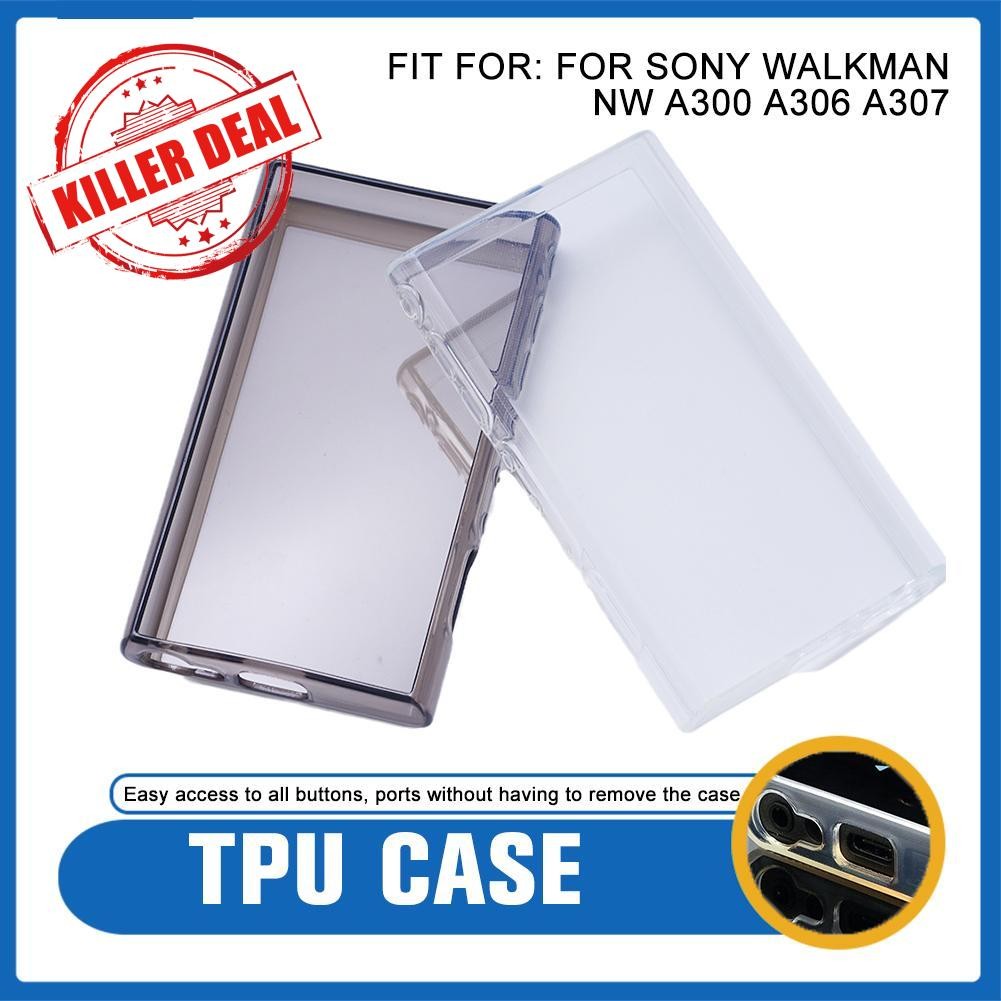 LENZMOS Soft Clear Tpu Protective Shell Case Cover สําหรับ Sony Walkman Nw-a300 Series Nw-a306 Nw-a3
