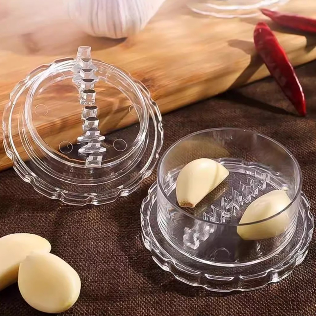 DeeThai เครื่องบดกระเทียม  กดหมุนบดสับเครื่องใช้ในบ้านครัว garlic press - รูปที่ 4