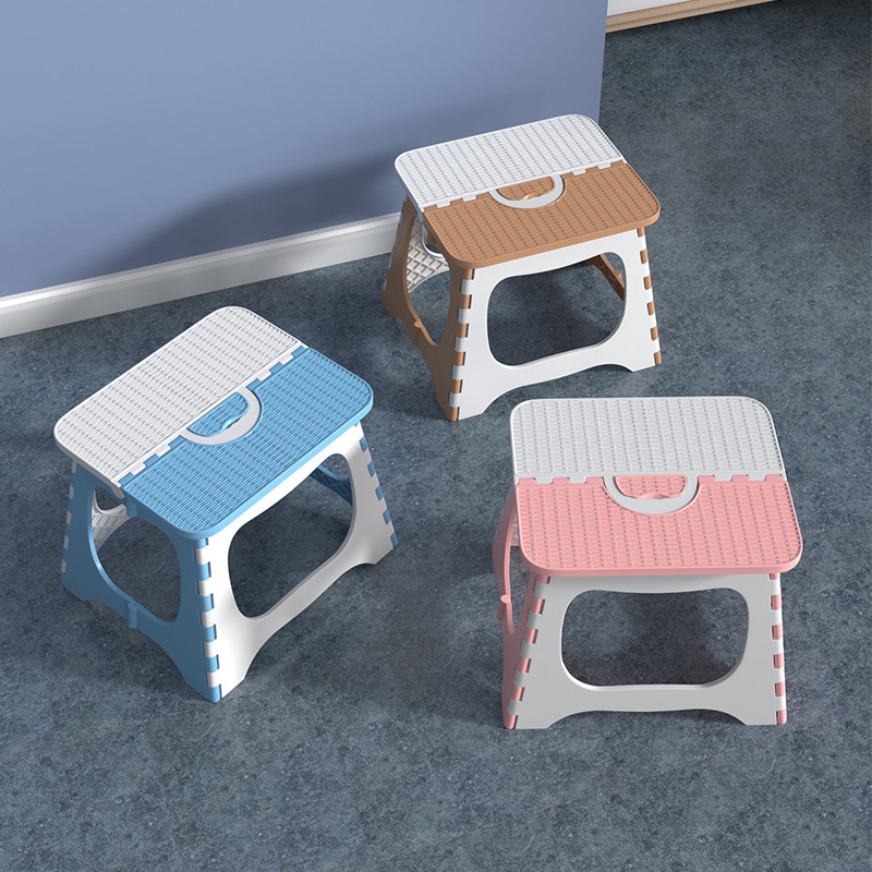 Thickened Plastic Outdoor Portable Fishing Stool Folding Stool Simple Children's Stool Adult Househo