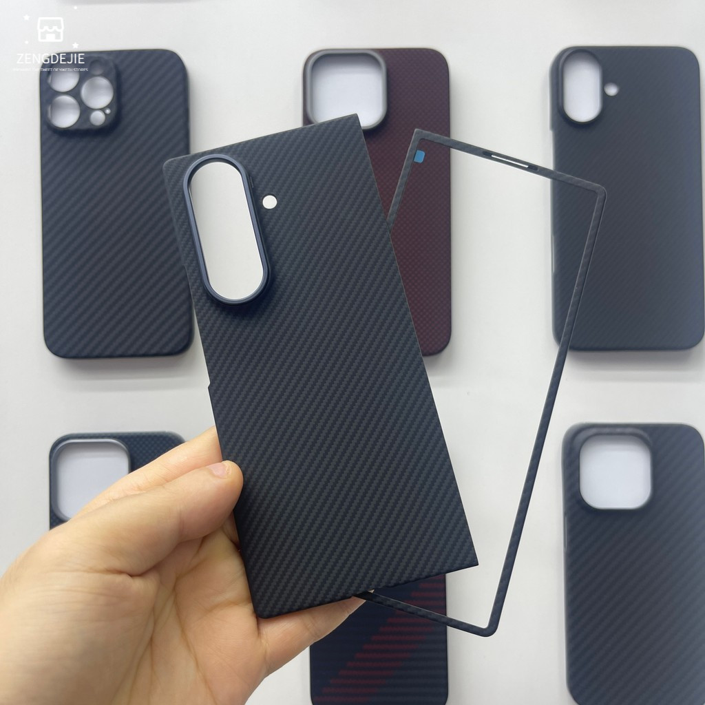 สําหรับ Samsung Galaxy Z Fold7 Magnetic Flip Case - Kevlar Aramid Fiber กันกระแทก Slim Design สําหรั