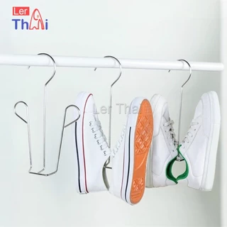 LerThai 1 ชิ้น สแตนเลส ไม้แขวนรองเท้า ที่ตากรองเท้า สินค้าพร้อมส่งในไทย Shoe drying rack