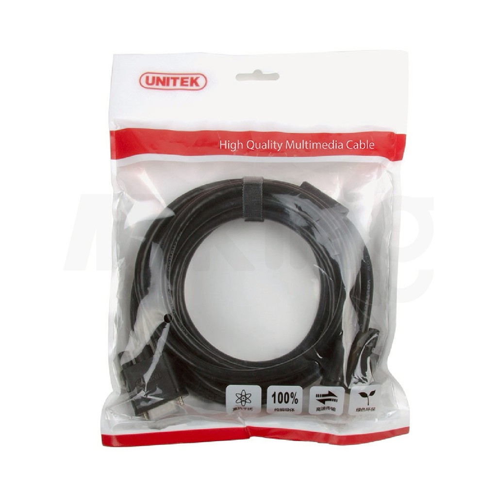 Unitek แท้ 100% Cable VGA M/M สายต่อจอคอมพิวเตอร์ VGA MaleTo Male 15pin ความยาว 1.5/3/5M - รูปที่ 3