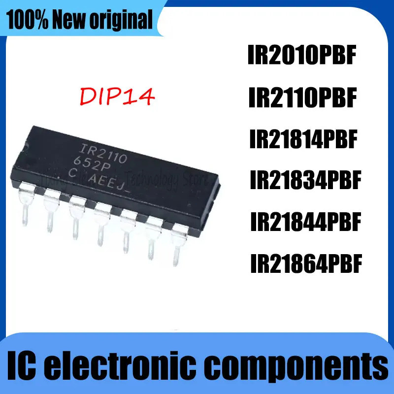 1-5PCS IR2010PBF IR2110PBF IR21814PBF IR21834PBF IR21844PBF IR21864PBF DIP14 ชิป IC