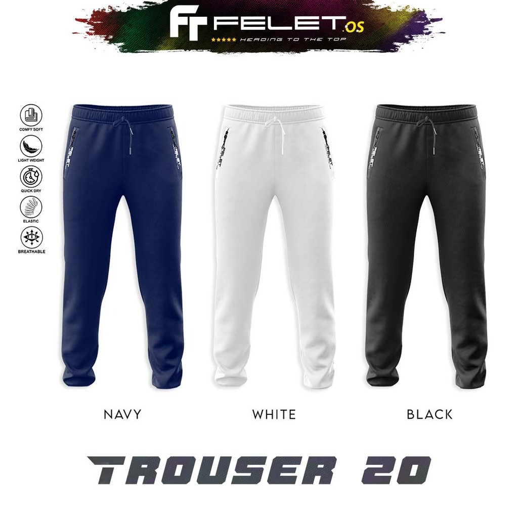 FELET TROUSER 20 กางเกงแบดมินตัน Seluar Badminton by FELET