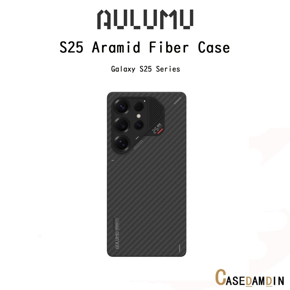 AULUMU S25 Aramid Fiber Case เคส Aramid Fiber กันกระแทกเกรดพรีเมี่ยม เคสสำหรับ Galaxy S25 Ultra