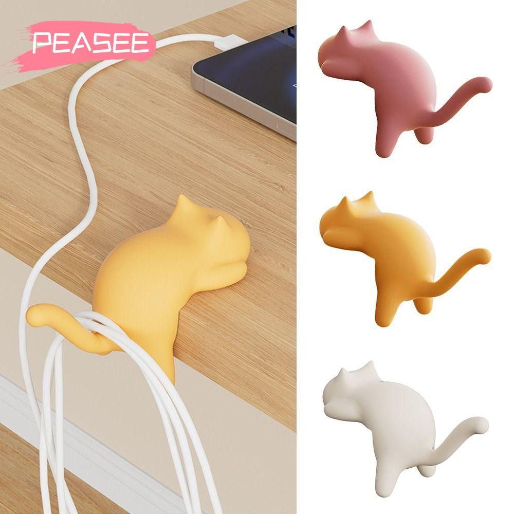 [เพย์ซี] ตะขอกระเป๋านักเรียนแมว, ตะขอเกี่ยวกระเป๋าแบบพกพาแบบไม่มีหมัด, ตะขอด้านข้างโต๊ะตกแต่งไร้รอยต่อแบบมัลติฟังก์ชั่น