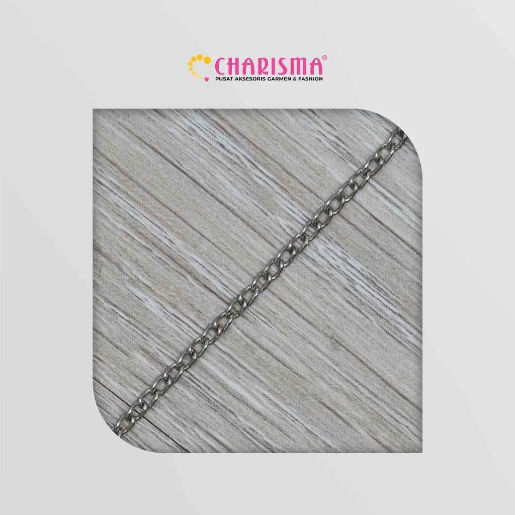 Charisma โซ่เหล็ก T-2401/STL - อุปกรณ์เสริมโซ่เหล็ก / โซ่สร้อยคอมิเตอร์ DIY / ราคาต่อเมตร