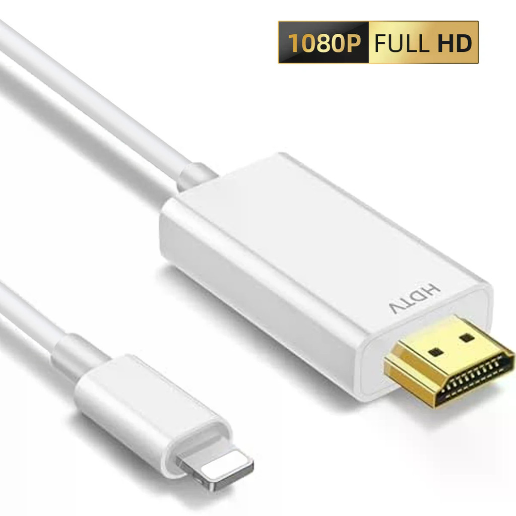 1080P HDTV สําหรับ iP 14 13 ถึง HDMI-ใช้งานร่วมกับสําหรับ HD Digital AV อะแดปเตอร์ Sync Video & Soun