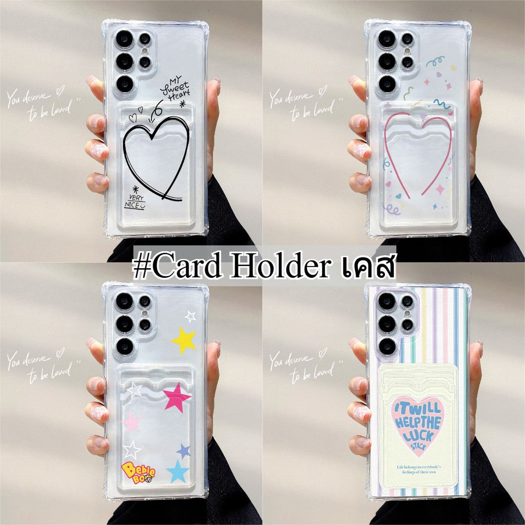 Card Holder เคส for Samsung A56 5G A16 A06 A55 A05 A05S A54 A26 5G A36 A15 A35 A12 A34 A14 S24 A52 A