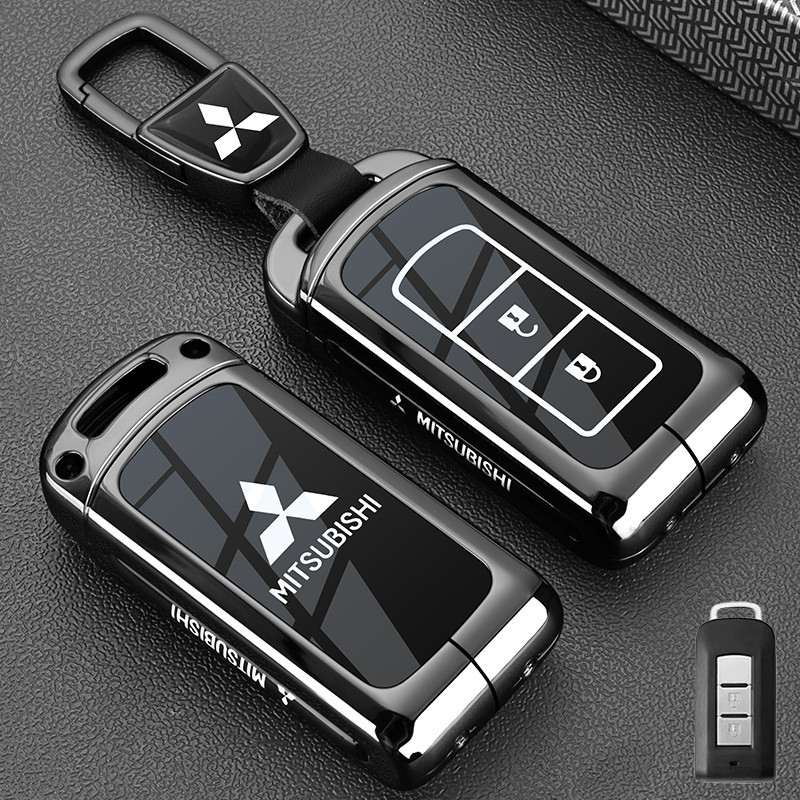 เหมาะสําหรับ Mitsubishi Triton keyge Xpander L200 Attrage Pajero Sport Xfoce  罗v93神头饰 ASX 车金色包