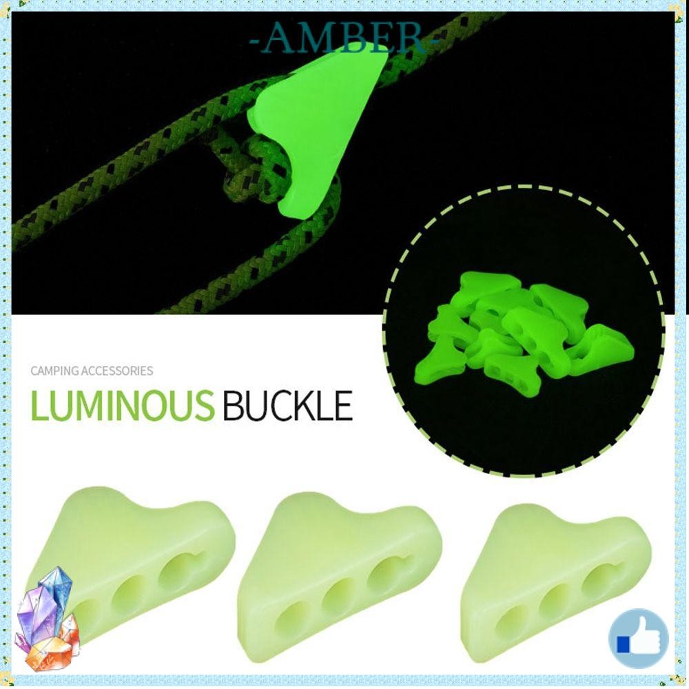 AMBER Wigwam Adjuster 10 ชิ้น สายลมปรับได้ กันแสงUV สำหรับเต็นท์สามเหลี่ยม
