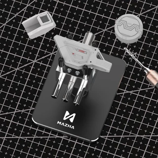 POLI ปากกาจับโต๊ะ, คีมมือถือ DIY แยกที่ถอดออกได้, แบบพกพา Mini มัลติฟังก์ชั่น 2 in1 Scale รุ่น Fixing เครื่องมือสําหรับอาคารรุ่น