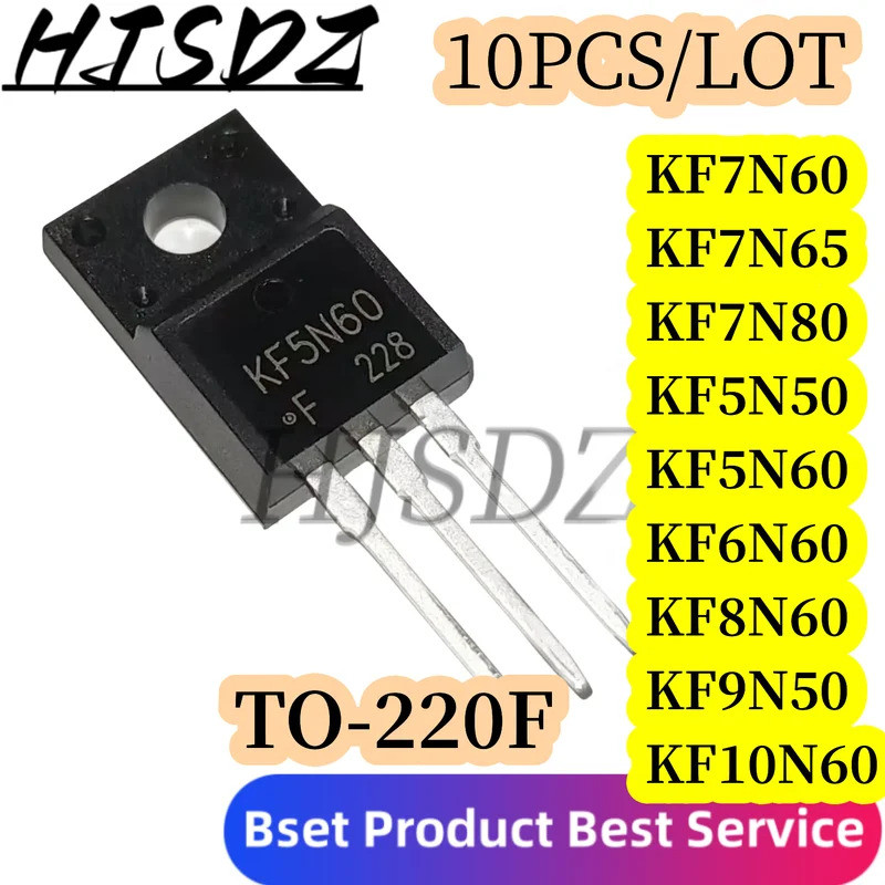 1-5PCS KF7N60 KF7N60F 7N60 KF5N50 KF5N50F KF7N65 KF7N65F KF10N60 KF10N60F KF5N60 KF6N60F KF5N60F KF6