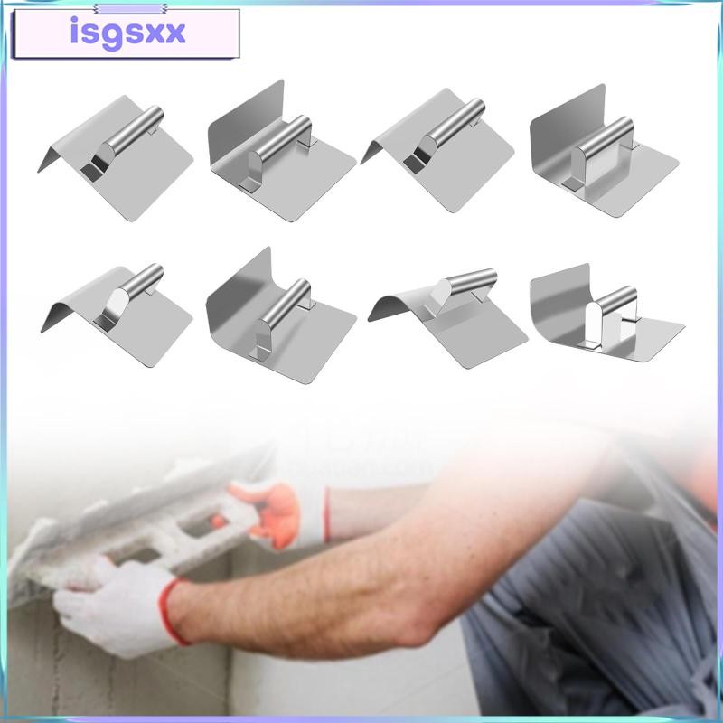 [isgsxx] มุมสร้างท่อสแตนเลสฉาบเครื่องมือก่อสร้างโยนสําหรับมุม Finishing Job Wall Putty Application