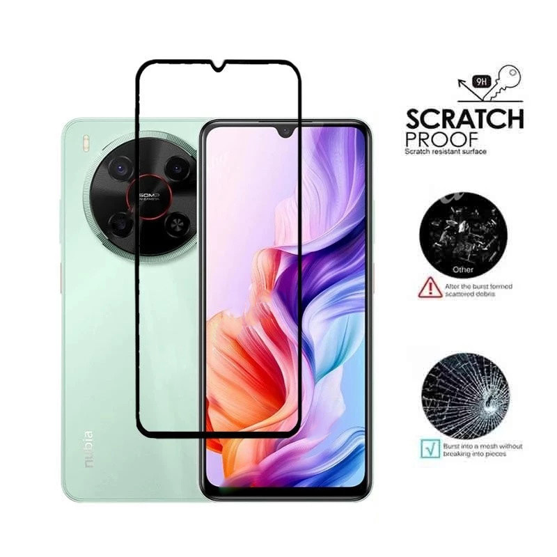 3D สําหรับ Nubia V70 Max V70 V60 V50 ออกแบบป้องกันหน้าจอ HD ฟิล์มโค้งสําหรับ ZTE ใบมีด V70 Max V70 V