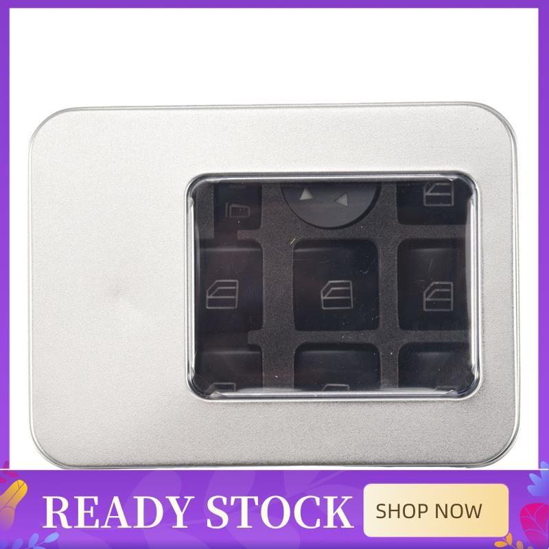 In Stock 12PCS รถประตูพนักพิงหน้าต่างปุ่มสวิทช์ Trim ฝาครอบสติกเกอร์สําหรับ ML CEG Class W204 X166