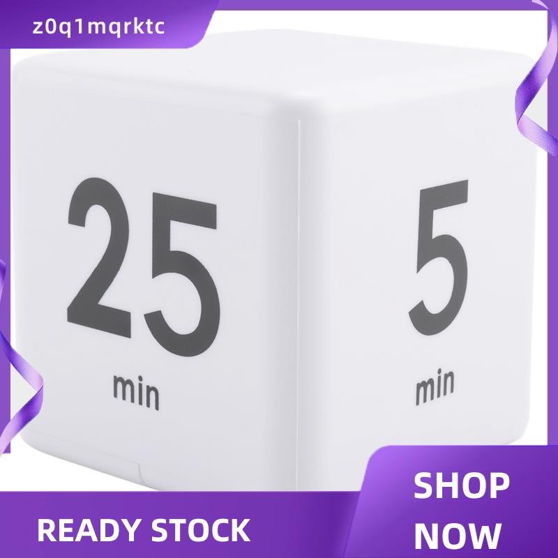 z0q1mqrktc Cube Timer Kitchen Timer Time Management Timer สําหรับเซ็นเซอร์ Flip Management และนับถอย