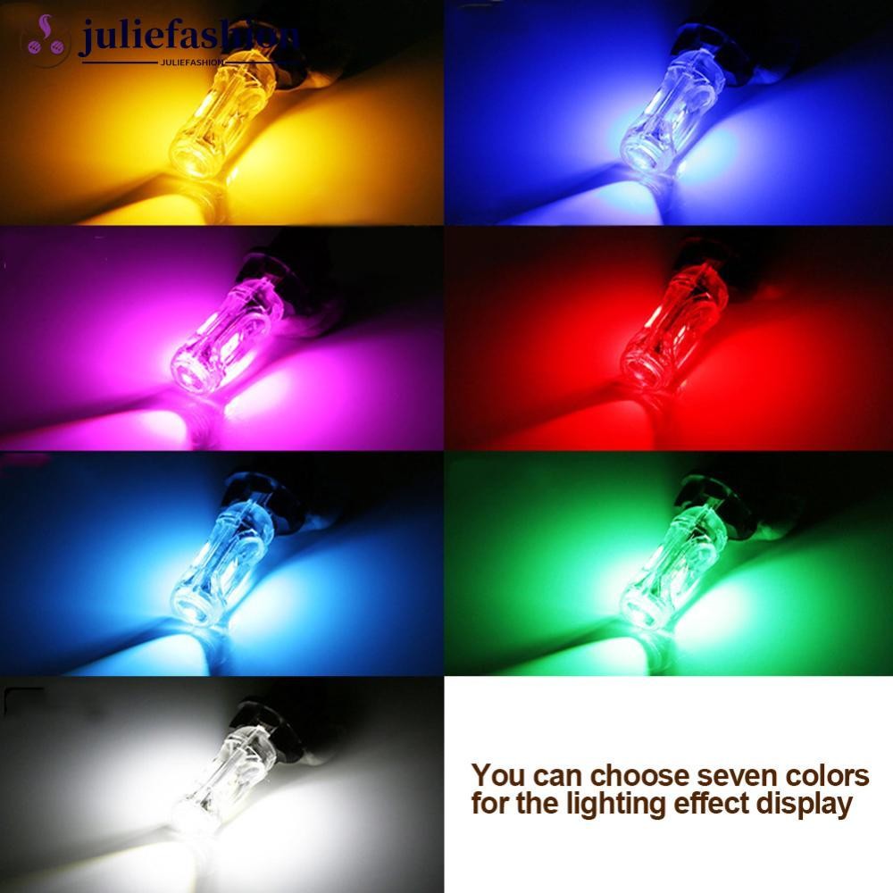 JULIEFASHION 1 PC T10 รถจักรยานยนต์รถไฟเลี้ยว LED Canbus 5SMD Beacon Gap Light วันขับรถอ่านป้ายทะเบี