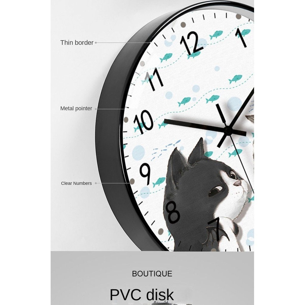 8นิ้ว20เซนติเมตรนอร์ดิกที่ทันสมัยสร้างสรรค์นาฬิกานาฬิกาแขวนสําหรับบ้านห้องนั่งเล่นห้องนอนเงียบนาฬิกาควอตซ์ - รูปที่ 4