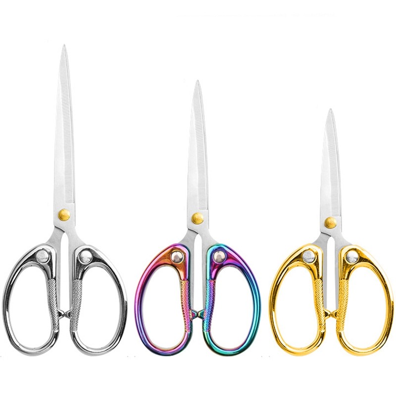 1 ชิ้น Professional เย็บกรรไกรตัดตรงและผ้าเสื้อผ้า Tailors Cutter กระดาษเครื่องเขียนโรงเรียนอุปกรณ์สํานักงานกรรไกรเย็บปักถักร้อยสําหรับเย็บปักถักร้อย Cross-stitch เครื