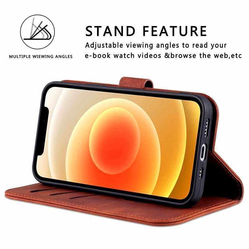 กระเป๋าสตางค์หนังสําหรับVivo V21 4G 5G V2050 V2066 V2108 Kickstandกรณีผู้ถือบัตรกันกระแทกTPUเปลือกด้านในฝาครอบโทรศัพท์ - รูปที่ 3