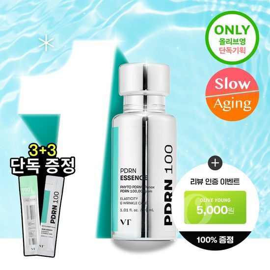 VT COSMETICS [เครื่องสําอาง VT] VT PDRN Essence 100 30ml พิเศษ