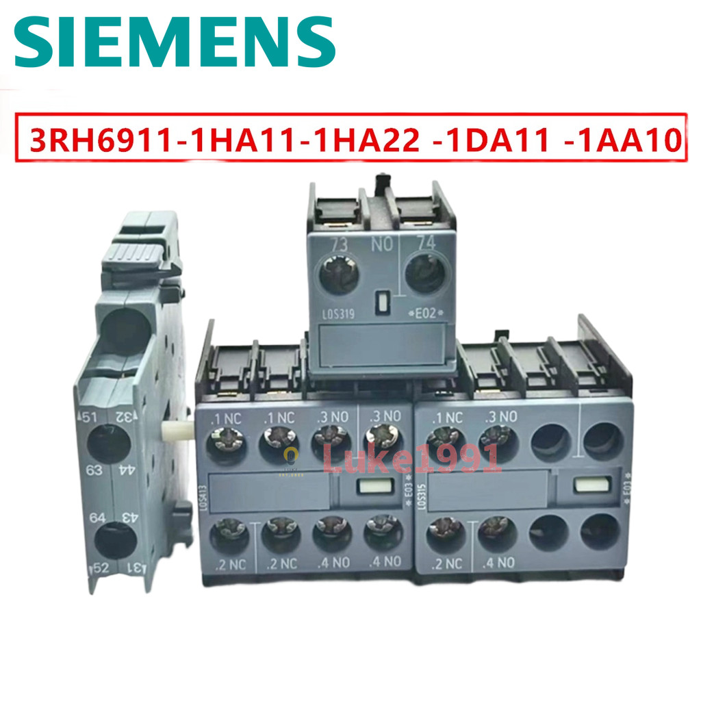 SIEMENS Contactor Auxiliary Contact Head 3RH6911-1HA22 1DA11 1HA11 1AA10 ติดต่อการติดตั้งอย่างเป็นทา
