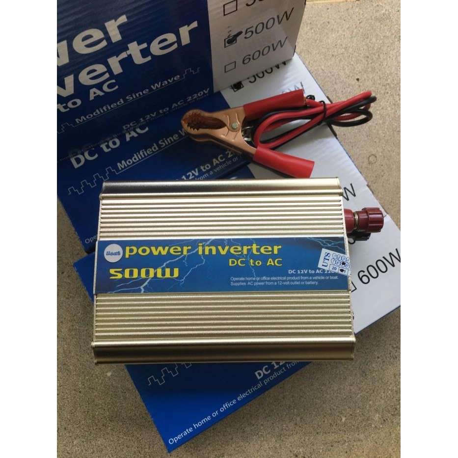 ZL99 INVERTER DC 12V เป็น AC 220V 500 WATT POWER INVERTER 500W