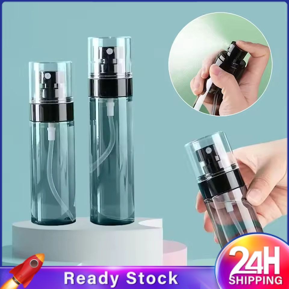 ❥❥ Spray Bottle 30/60/80/100ML Refillable Bottles Empty Spray Bottle Transparent Plastic Perfume Bot