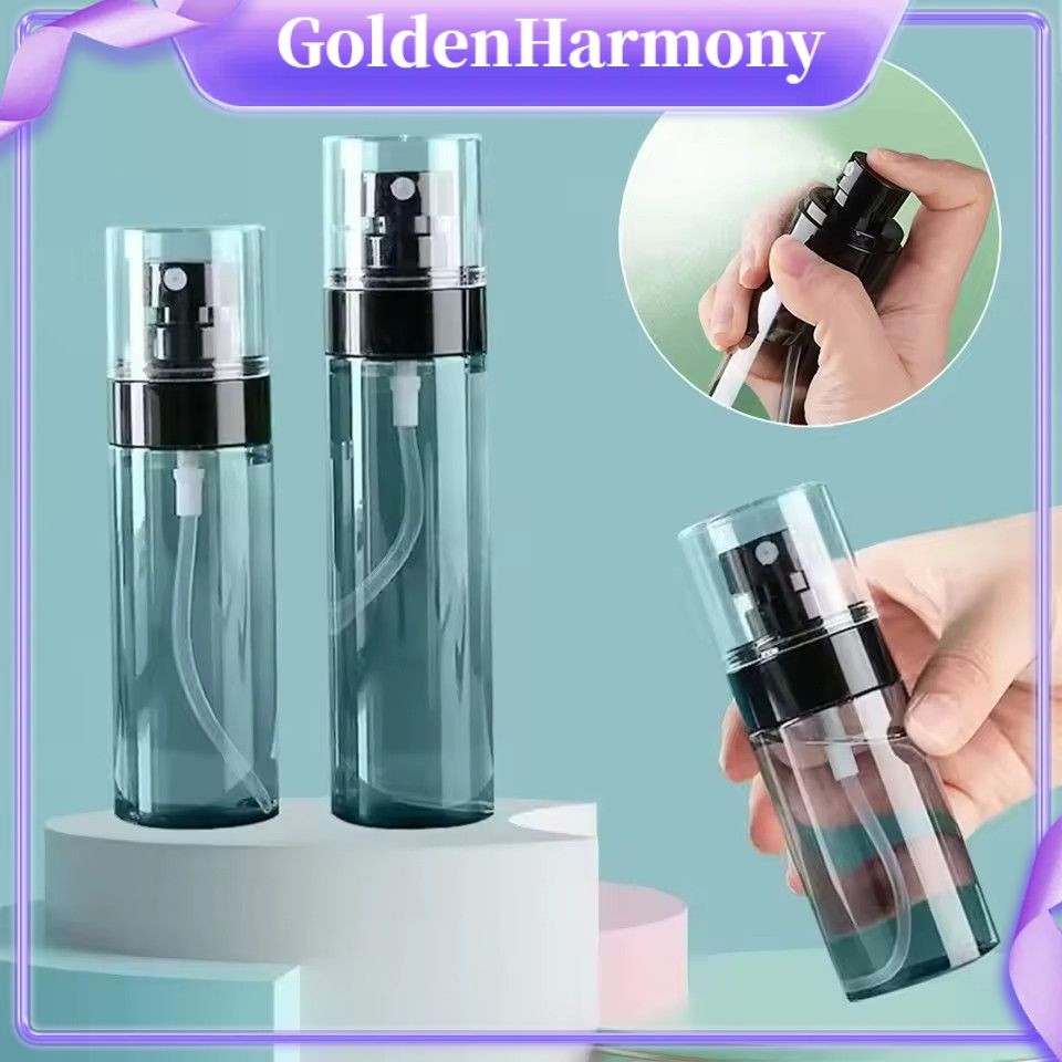 COD❤ Spray Bottle 30/60/80/100ML Refillable Bottles Empty Spray Bottle Transparent Plastic Perfume B